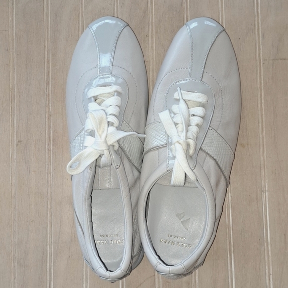 Cole Haan Grand.Os Soft Leather Lace-Up Classic Vintage Inspired Trainers - Picture 7 of 10